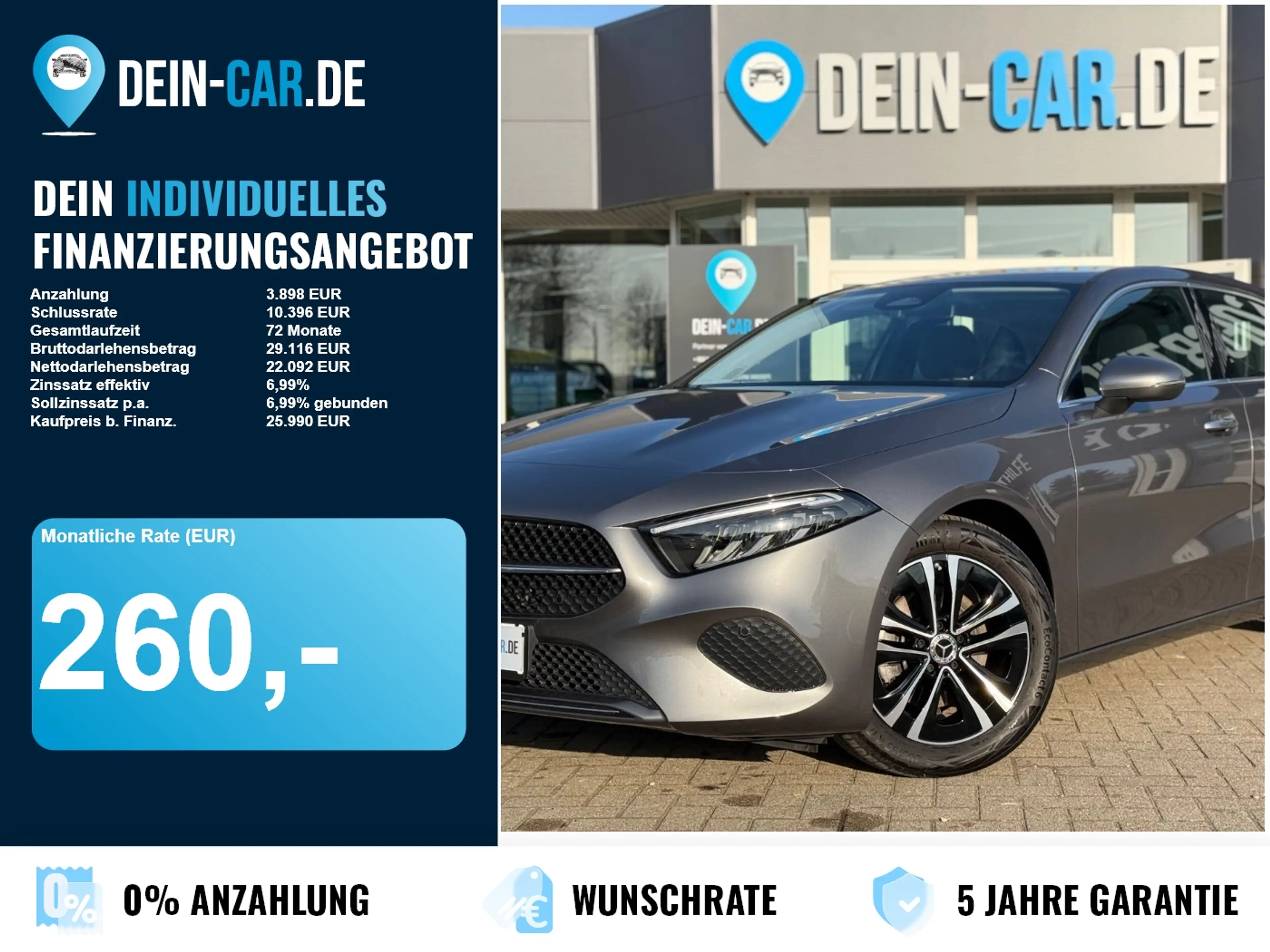 Mercedes-Benz A 200 Progressive LED Navi PDC SHZ Virtual Faceli