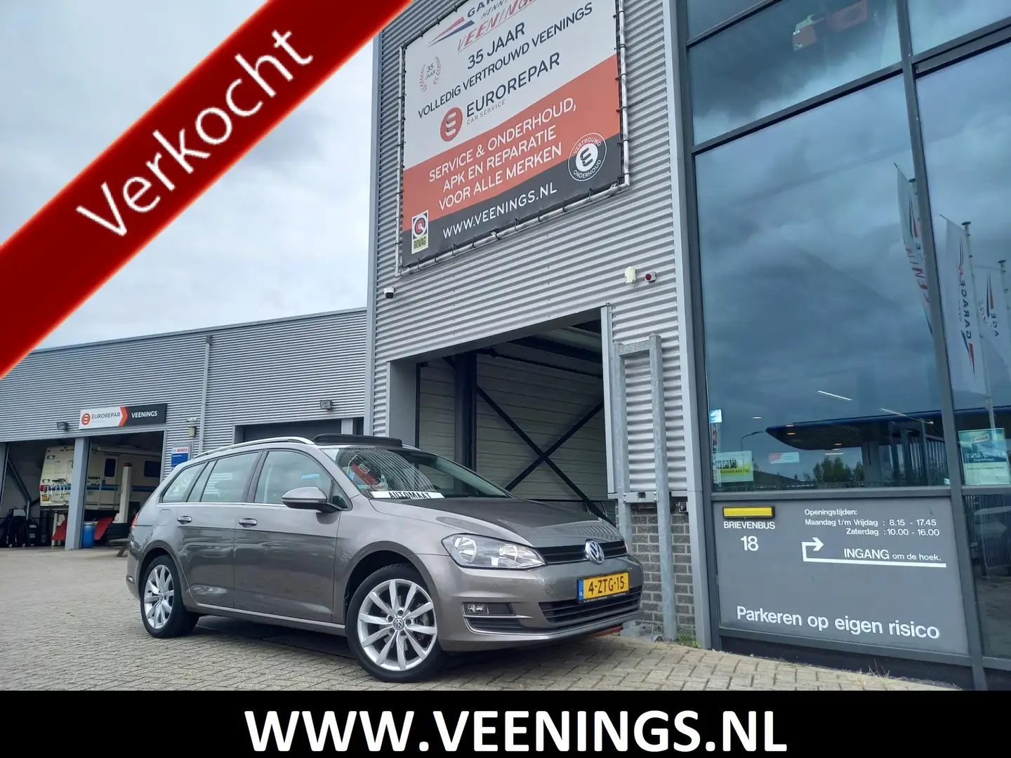 Volkswagen Golf Variant 1.4 TSI Business Edition - PANO / OPEN DAK - CAMER Grijs - 1