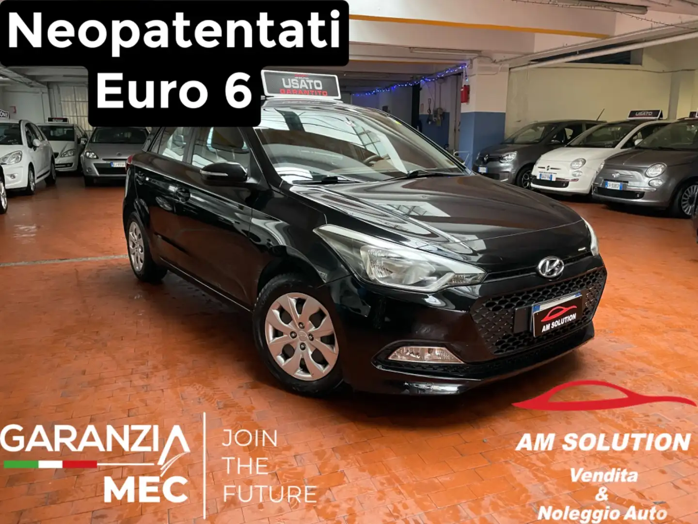 Hyundai i20 i20 1.2 Neopatentati Euro 6 Black - 1