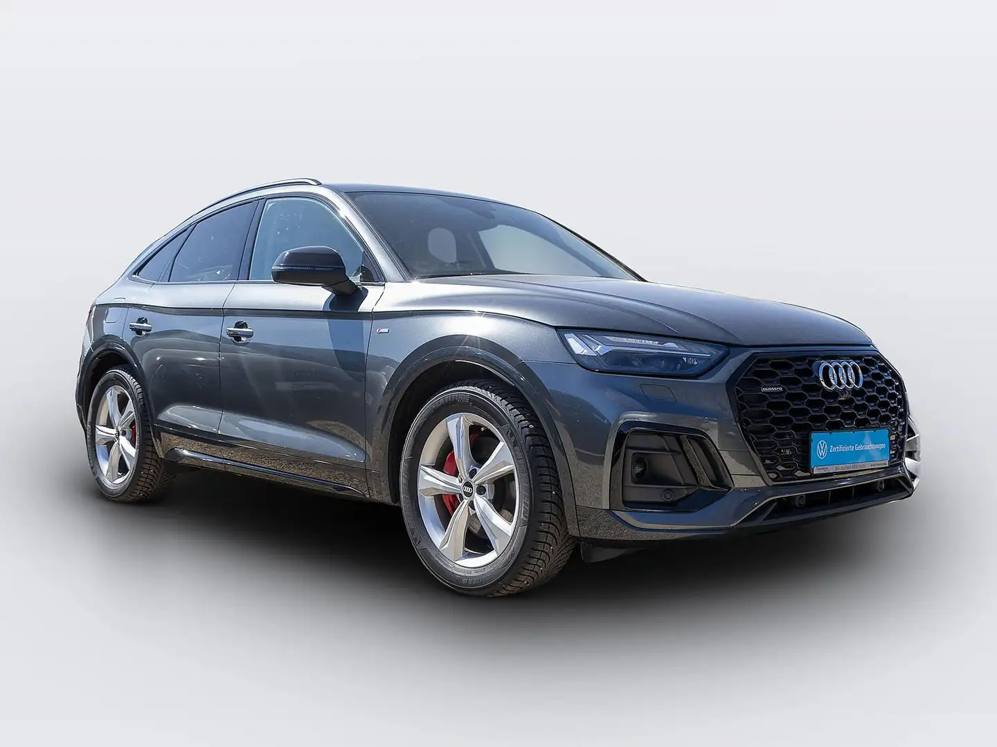 Audi Q5 50 TFSIe Q S LINE MATRIX LEDER VIRT Grau - 2