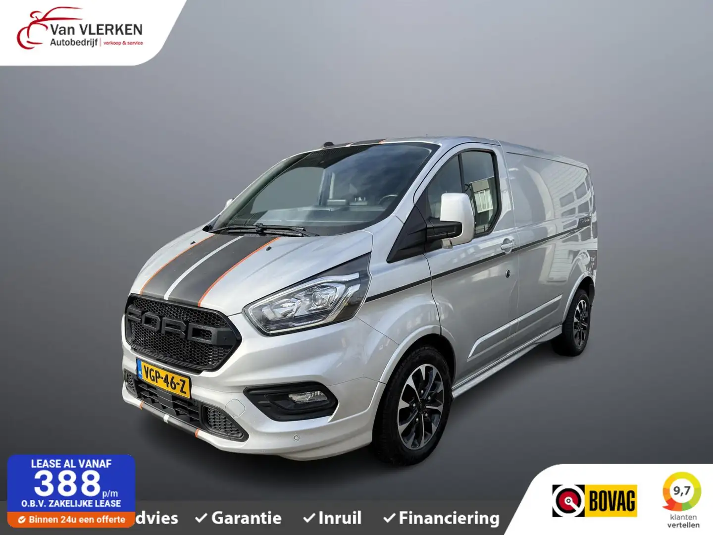 Ford Transit Custom 320 2.0 TDCI L1H1 Sport AUTOMAAT Grau - 1