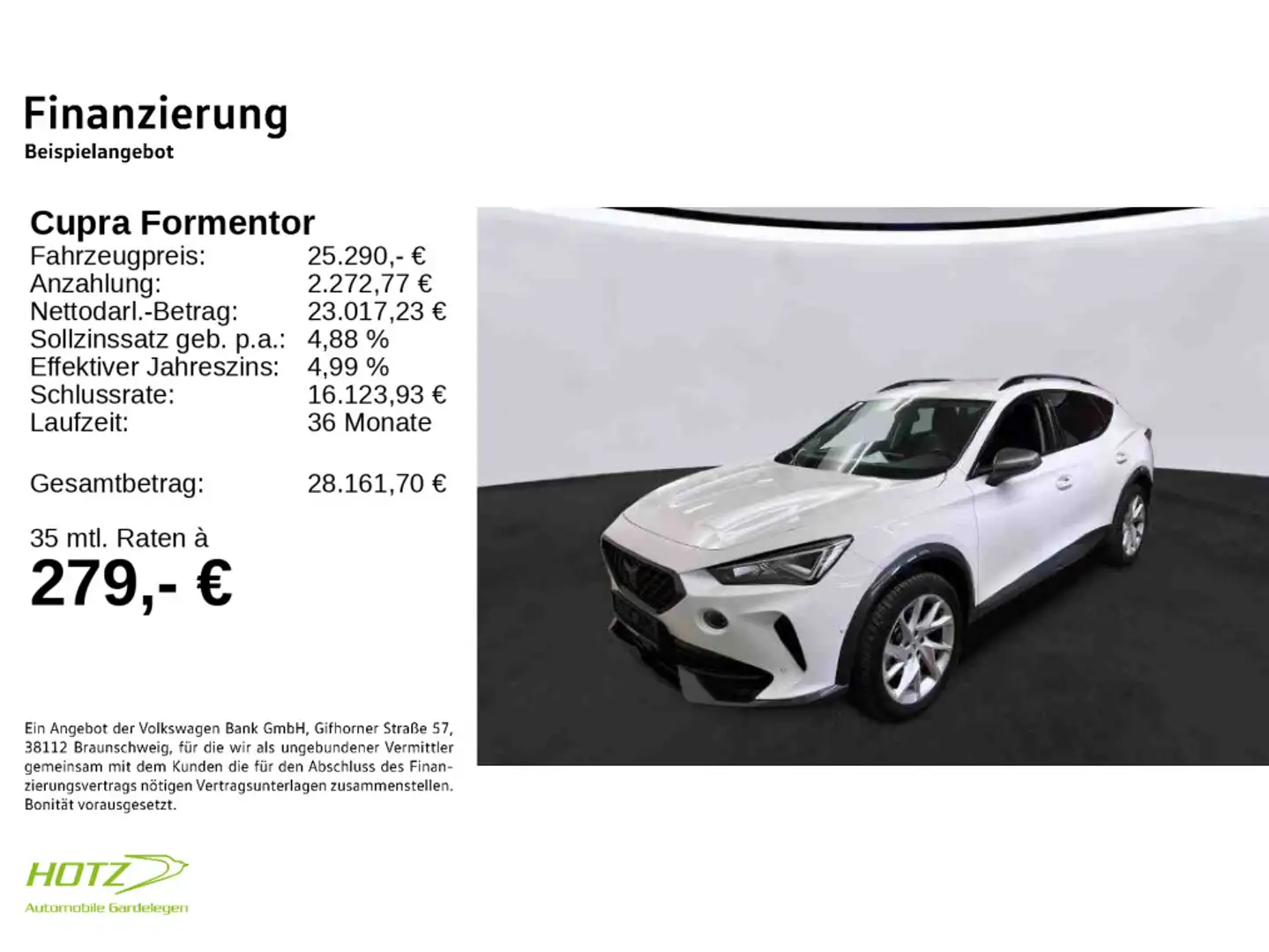 CUPRA Formentor 1.5 TSI DSG LED/PDC/APP Weiß - 2