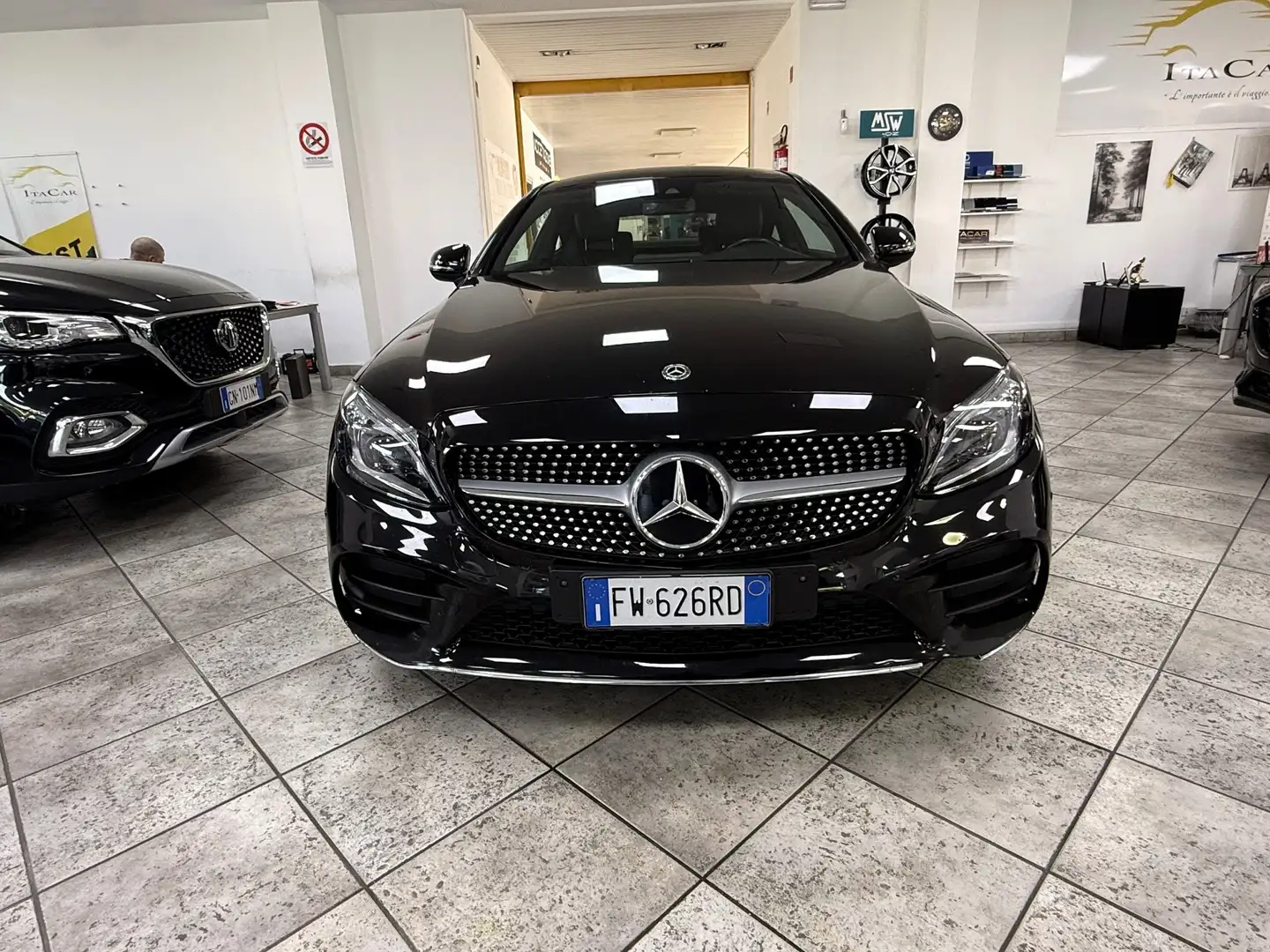 Mercedes-Benz C 220 Coupe d Premium Plus auto in arrivo Negro - 2