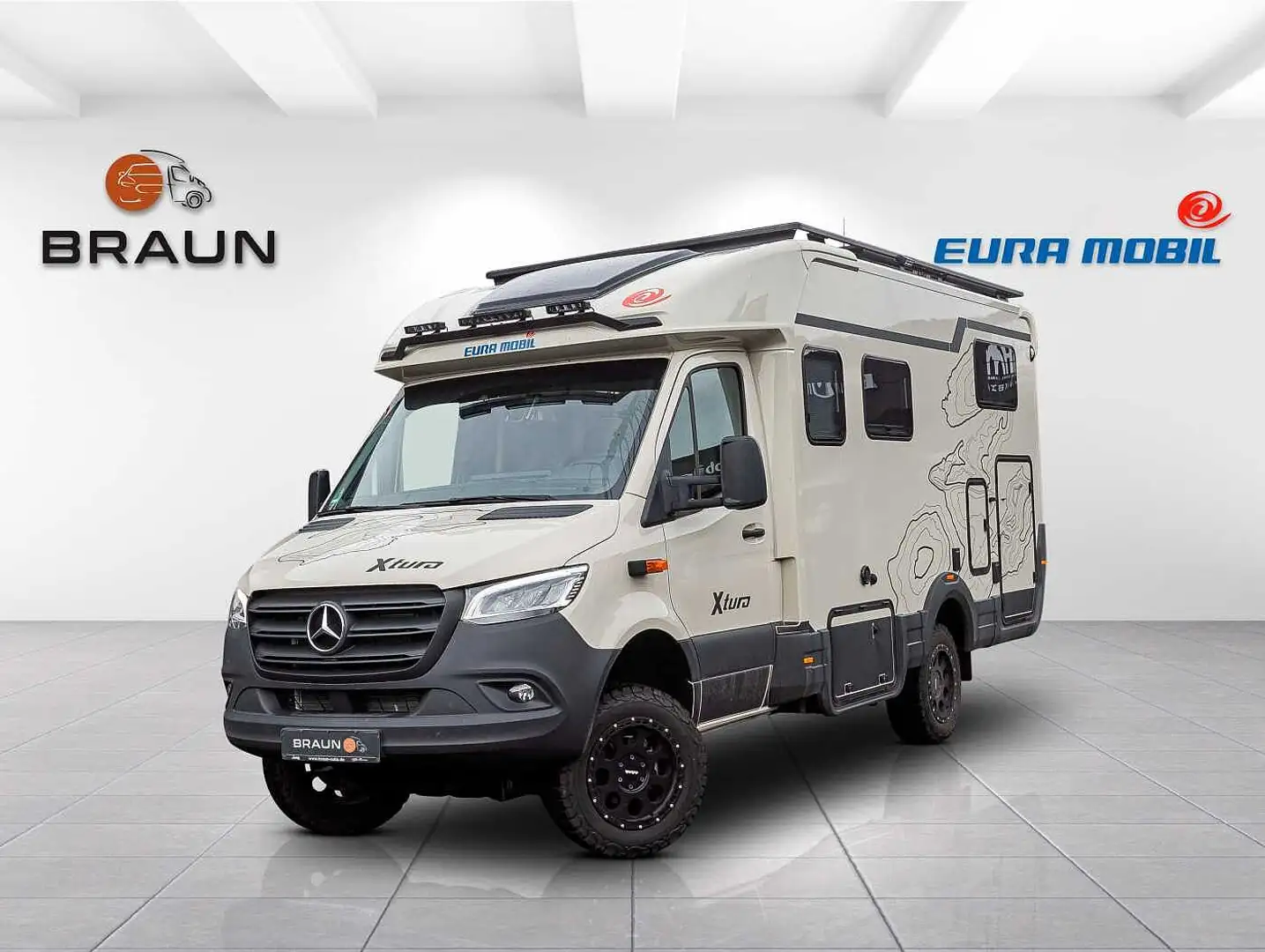 Euramobil XTURA 686 EF 4x4  LEDER-GRAU SOFORT Beige - 1