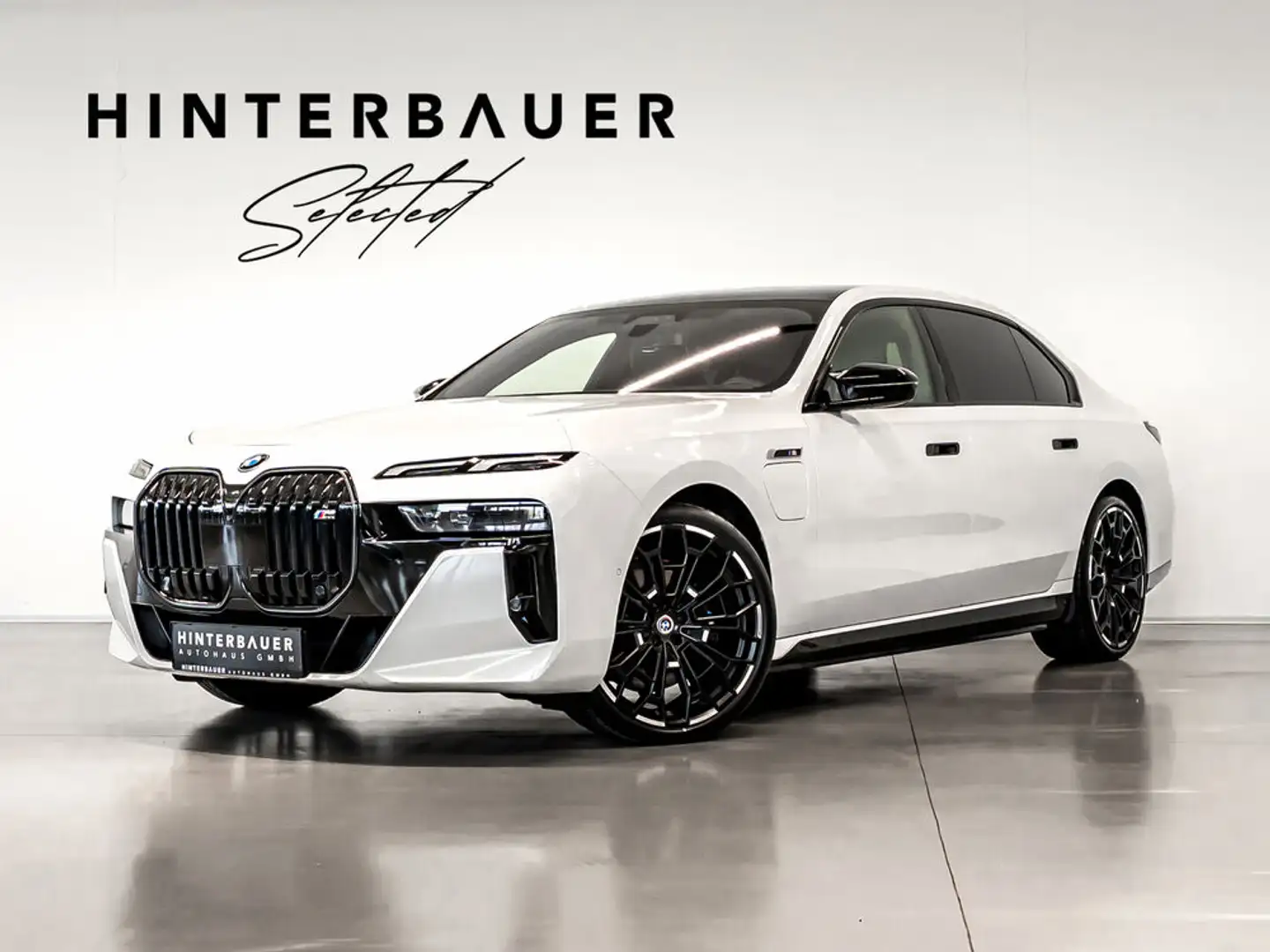 BMW 760 M760e xDrive M-SPORT*PANO*LUFTFED*B&W*HEADUP*22'' Weiß - 1