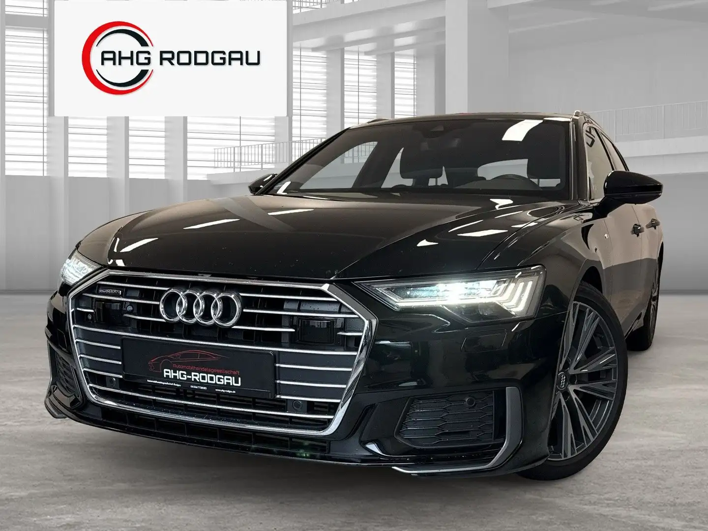 Audi A6 Avant 45 TDI qu./3x S line/B&O/MATRIX/AHK/ACC Schwarz - 2