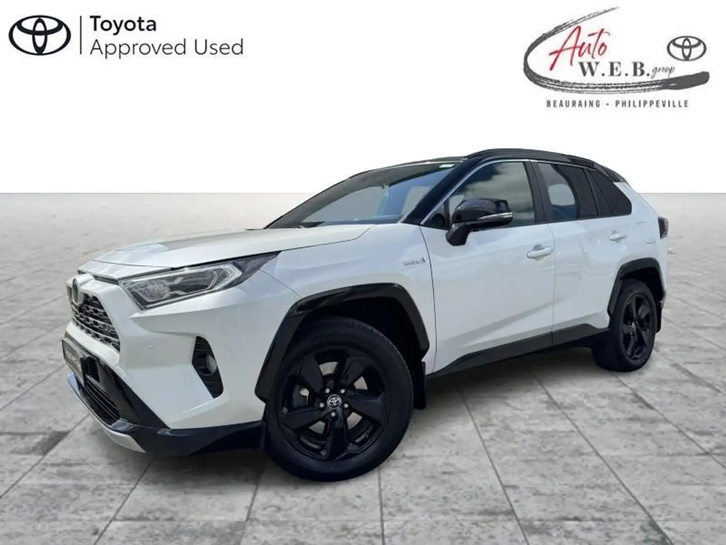 Toyota RAV 4 2.5 Hybrid AWD e-CVT Style Plu Blanc - 1