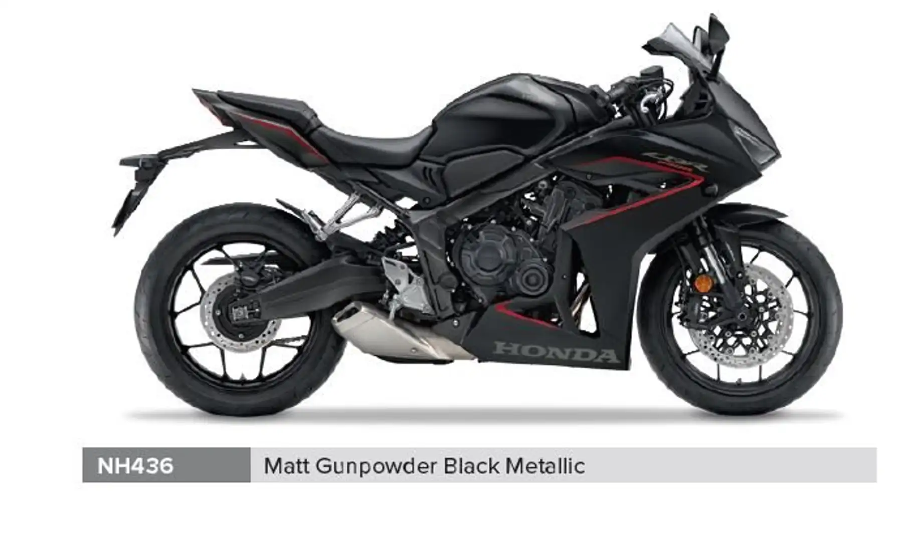 Honda CBR 650 R Euro 5+ Schwarz - 1