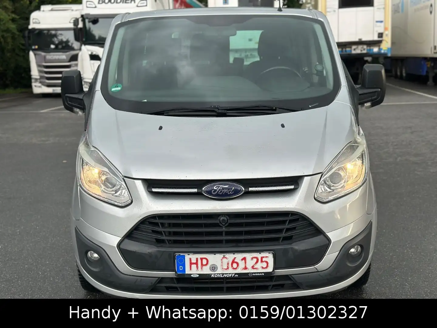 Ford Transit Custom -9 Sitze -Euro5 -Klima Gris - 2