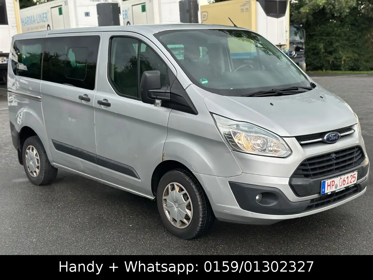Ford Transit Custom -9 Sitze -Euro5 -Klima Gris - 1