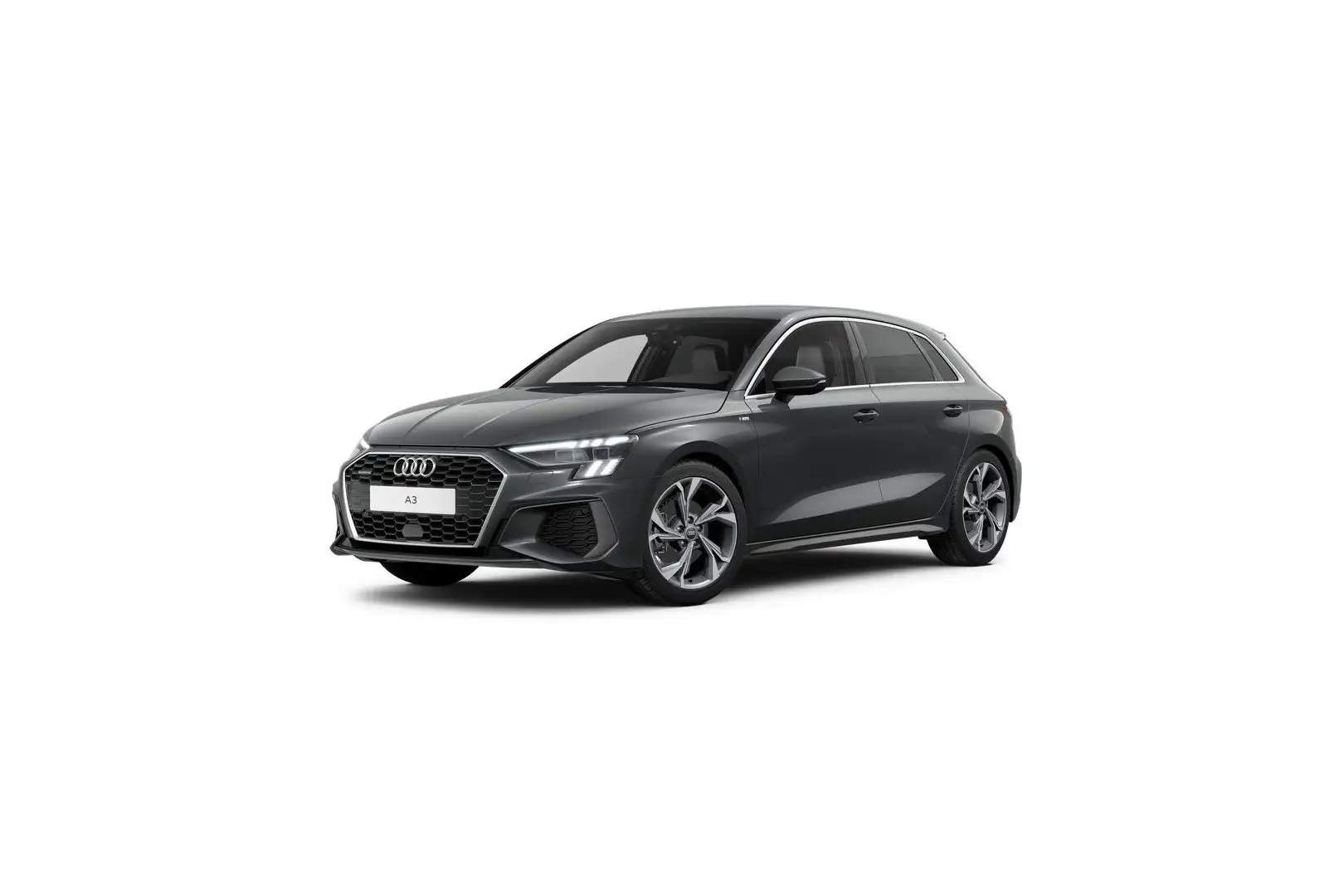 Audi A3 Sportback 40 TDI quattro S tronic S line edition Gris - 1
