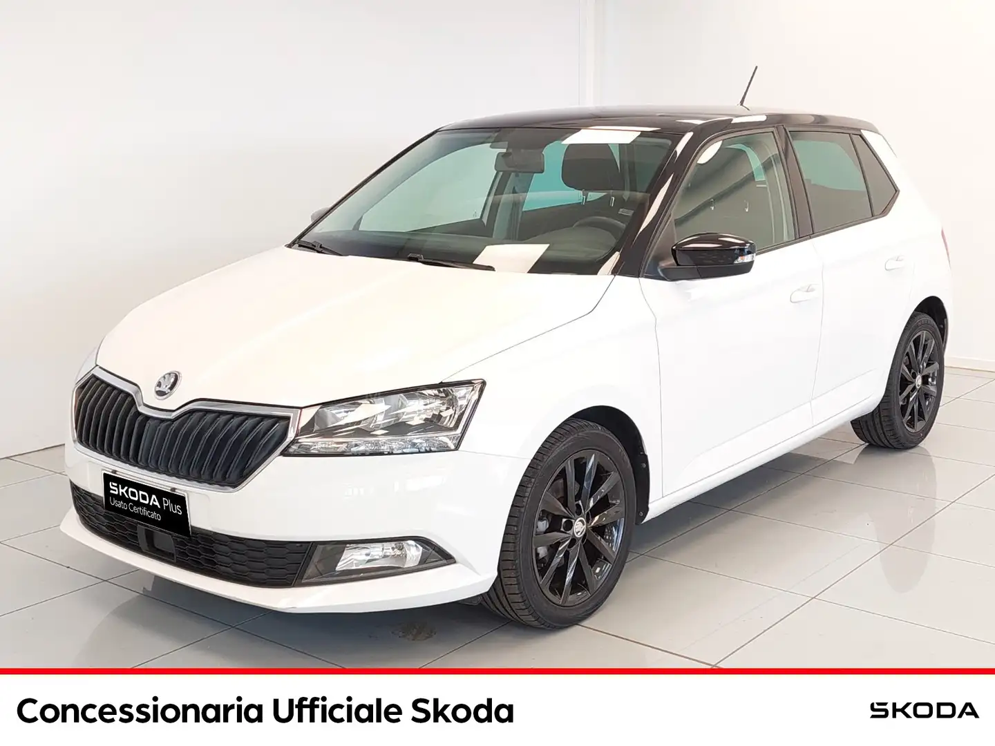 Skoda Fabia 1.0 mpi twin color nero 60cv my19 Bianco - 1