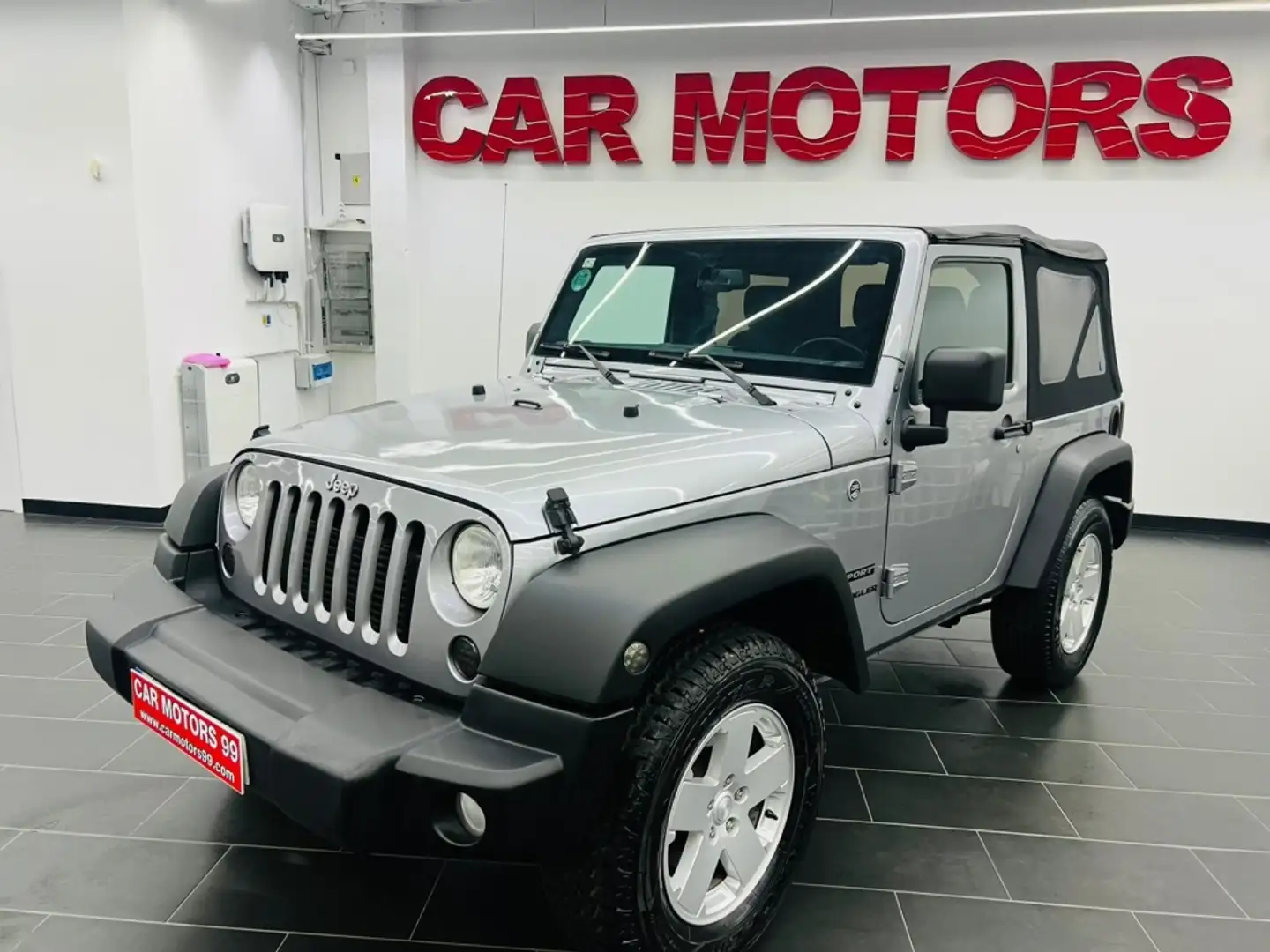 Jeep Wrangler 2.8CRD Sport Aut. Gris - 1