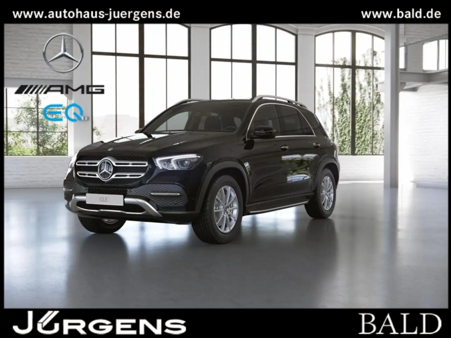 Mercedes-Benz GLE 350 de 4M LED/360/AHK/HUD/Distr/Ambiente/Key Schwarz - 1