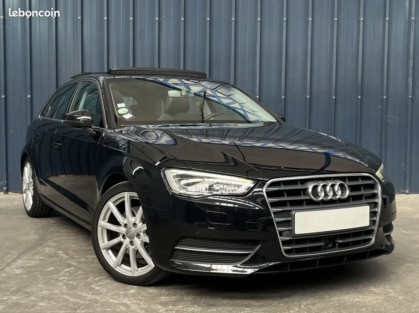 Audi A3 2.0L TDI 184ch Ambition Luxe Garantie 1 An Suivi Complet Full Option Top ETAT Nero - 2