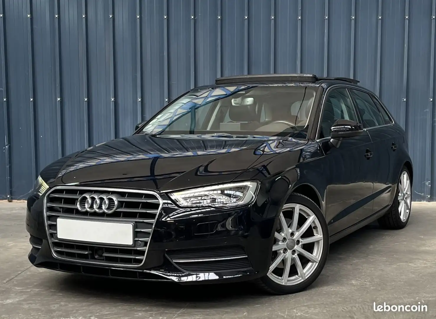 Audi A3 2.0L TDI 184ch Ambition Luxe Garantie 1 An Suivi Complet Full Option Top ETAT Nero - 1