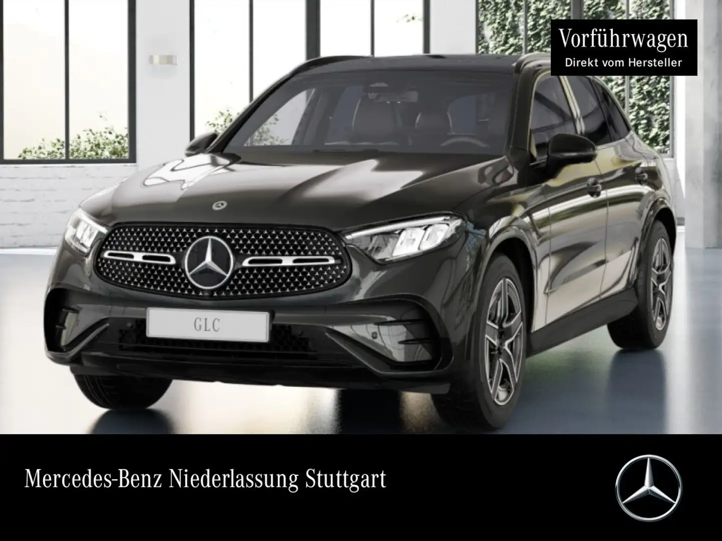 Mercedes-Benz GLC 200 4M AMG+NIGHT+PANO+360+AHK+LED+TOTW+KEYLESS Grau - 1