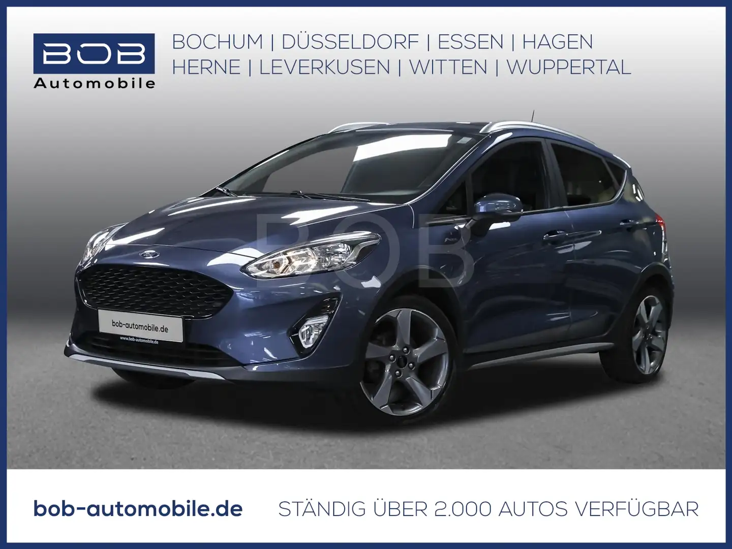 Ford Fiesta EcoBoost Active  CARPLAY ANDROID PDC Bleu - 1