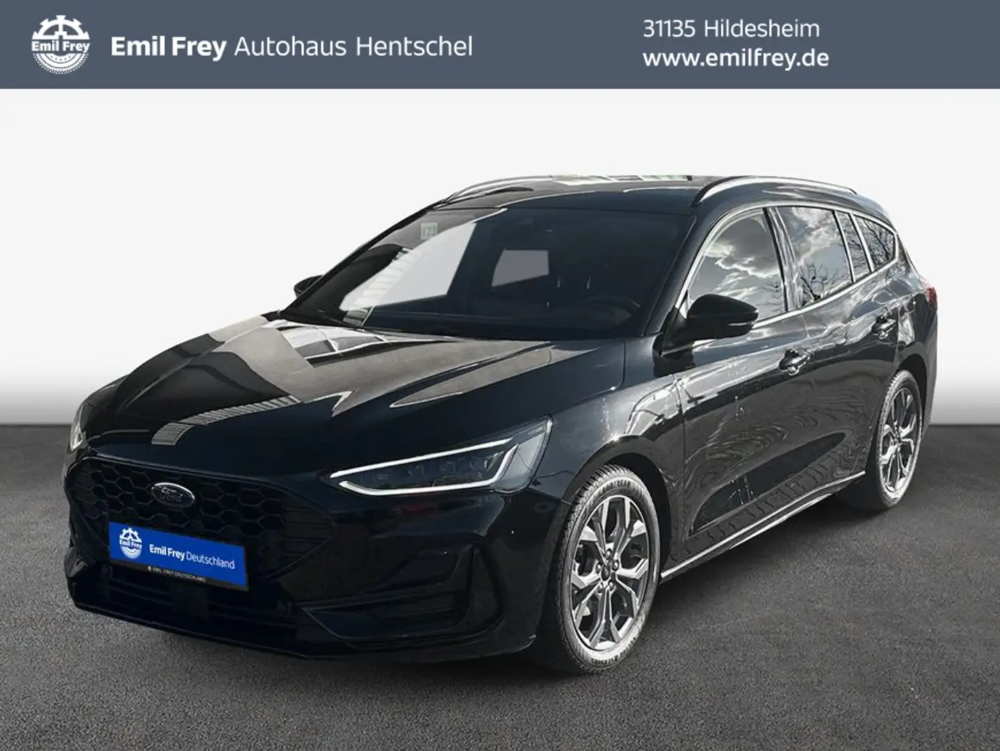 Ford Focus Turnier 1.0 EcoBoost Hybrid Aut. ST-LINE Schwarz - 1