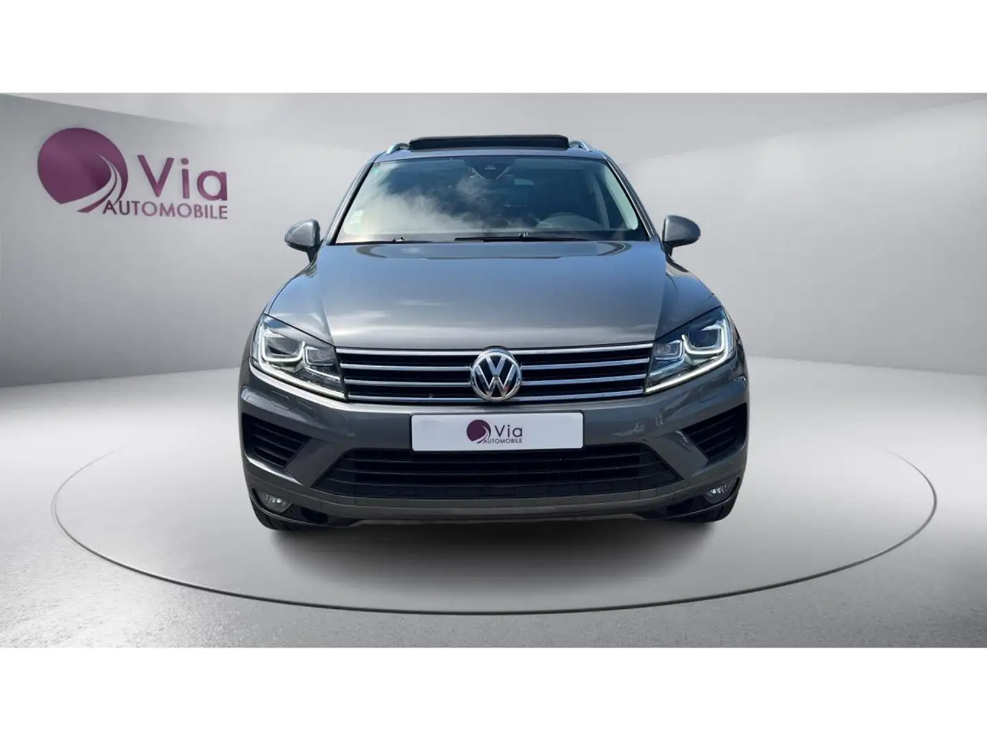 Volkswagen Touareg 3.0 V6 TDI 262 BVA 4MOTION Carat - TOIT OUVRANT /  Gris - 2