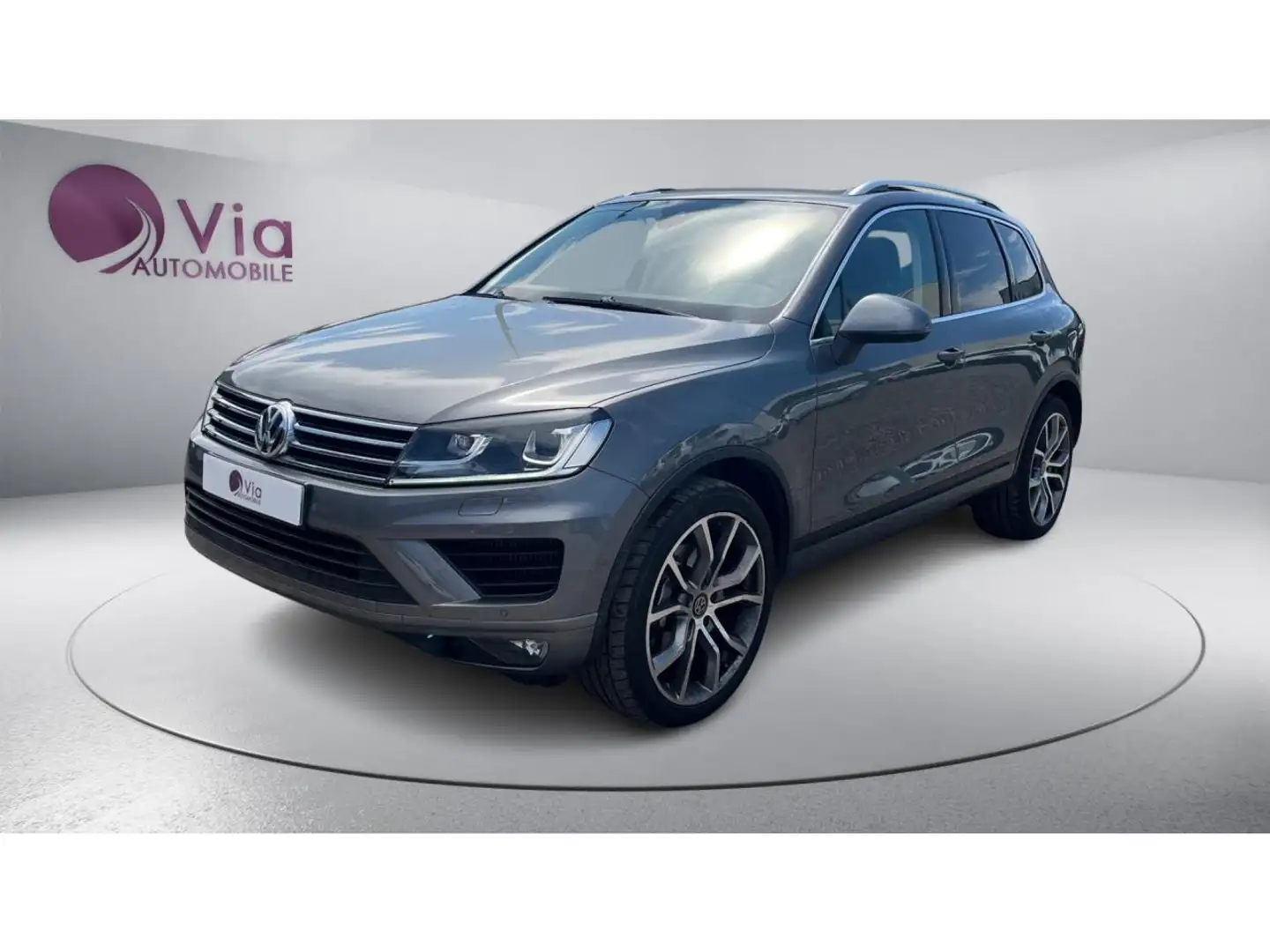 Volkswagen Touareg 3.0 V6 TDI 262 BVA 4MOTION Carat - TOIT OUVRANT /  Gris - 1