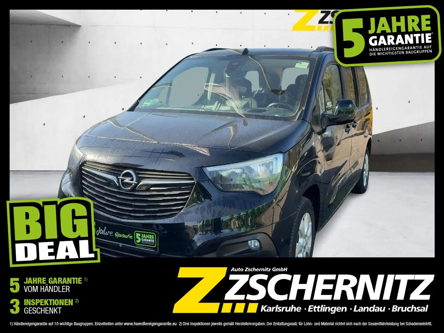 Opel Combo-e Life Ultimate XL LED*SHZ*Kamera*Headup Schwarz - 1