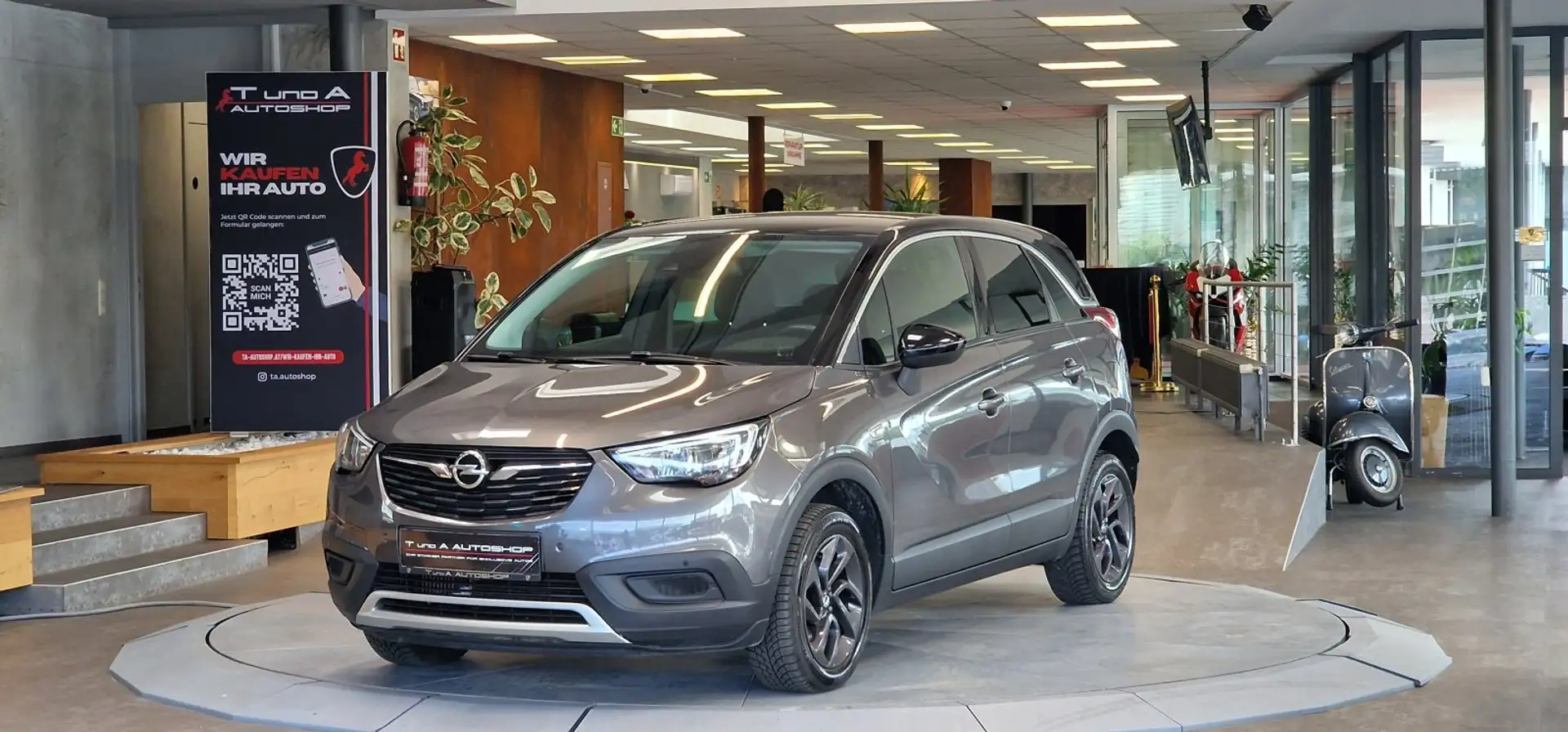 Opel Crossland X 1.2 Turbo 120 Jahre Edition Aut. *Lenkradheizung*K Grau - 1