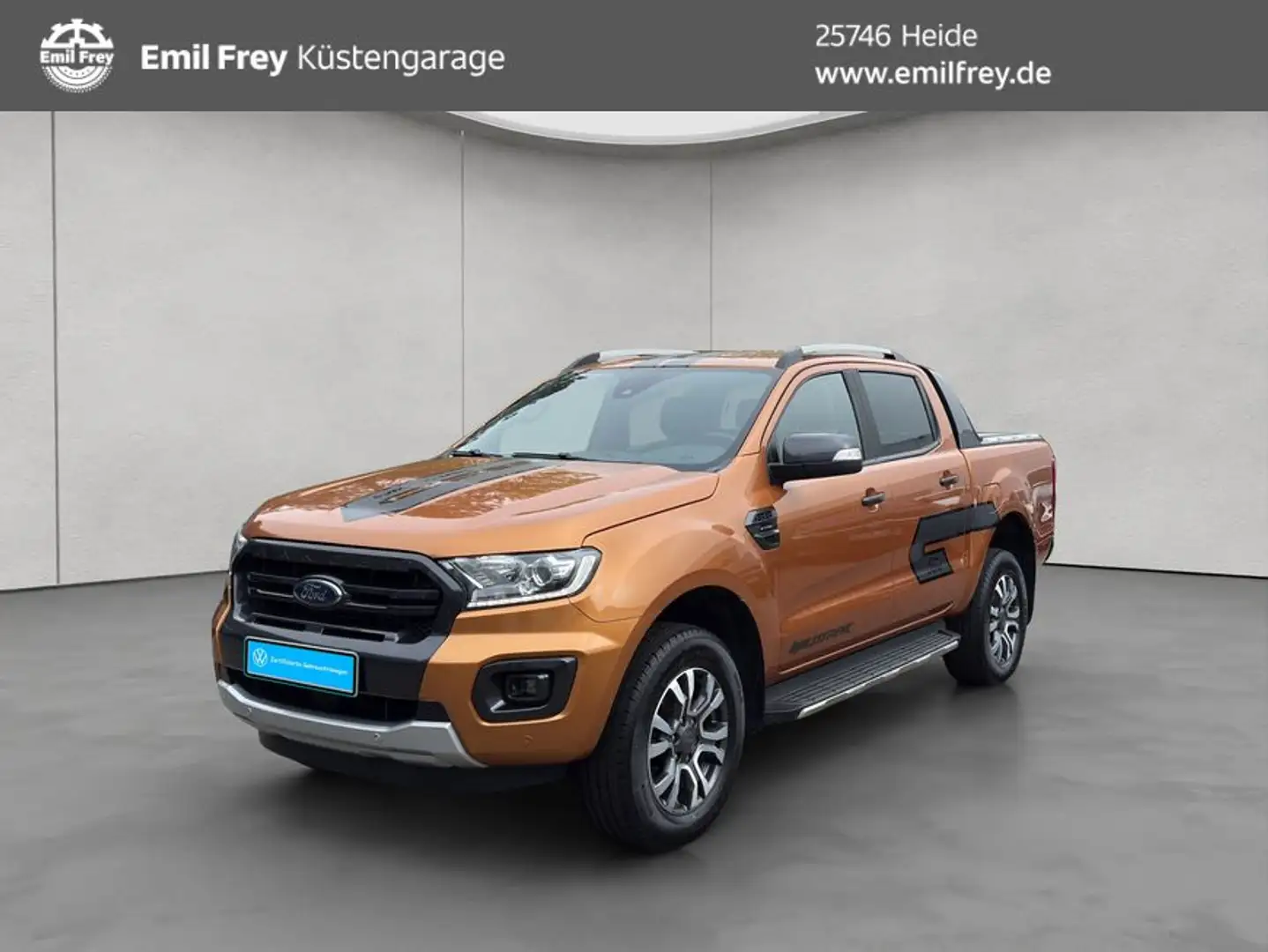 Ford Ranger 2,0l TDI 4x4 PANTHER WILDTRAK DSG AHK RFK Naranja - 1
