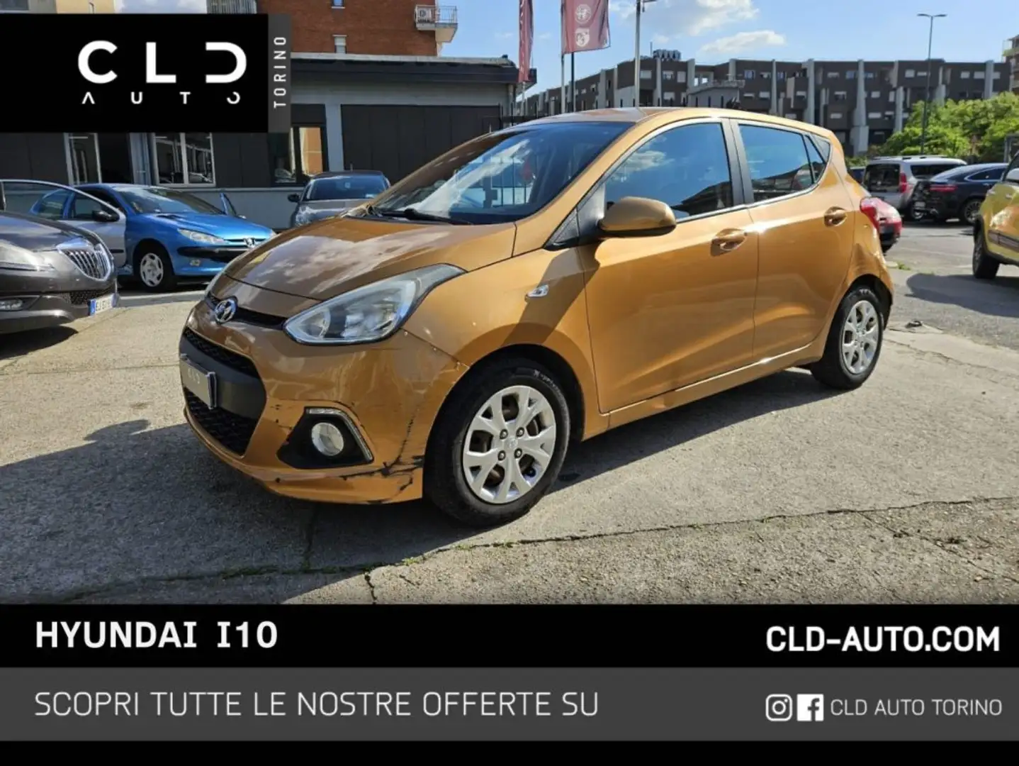 Hyundai i10 1.0 MPI Classic Narancs - 1