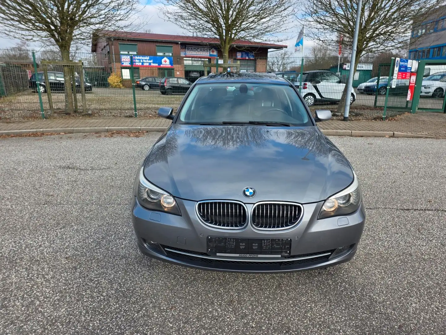 BMW 525 BMW 5 Limousine 525d-NAVI-LEDER-TÜV NEU Grau - 2