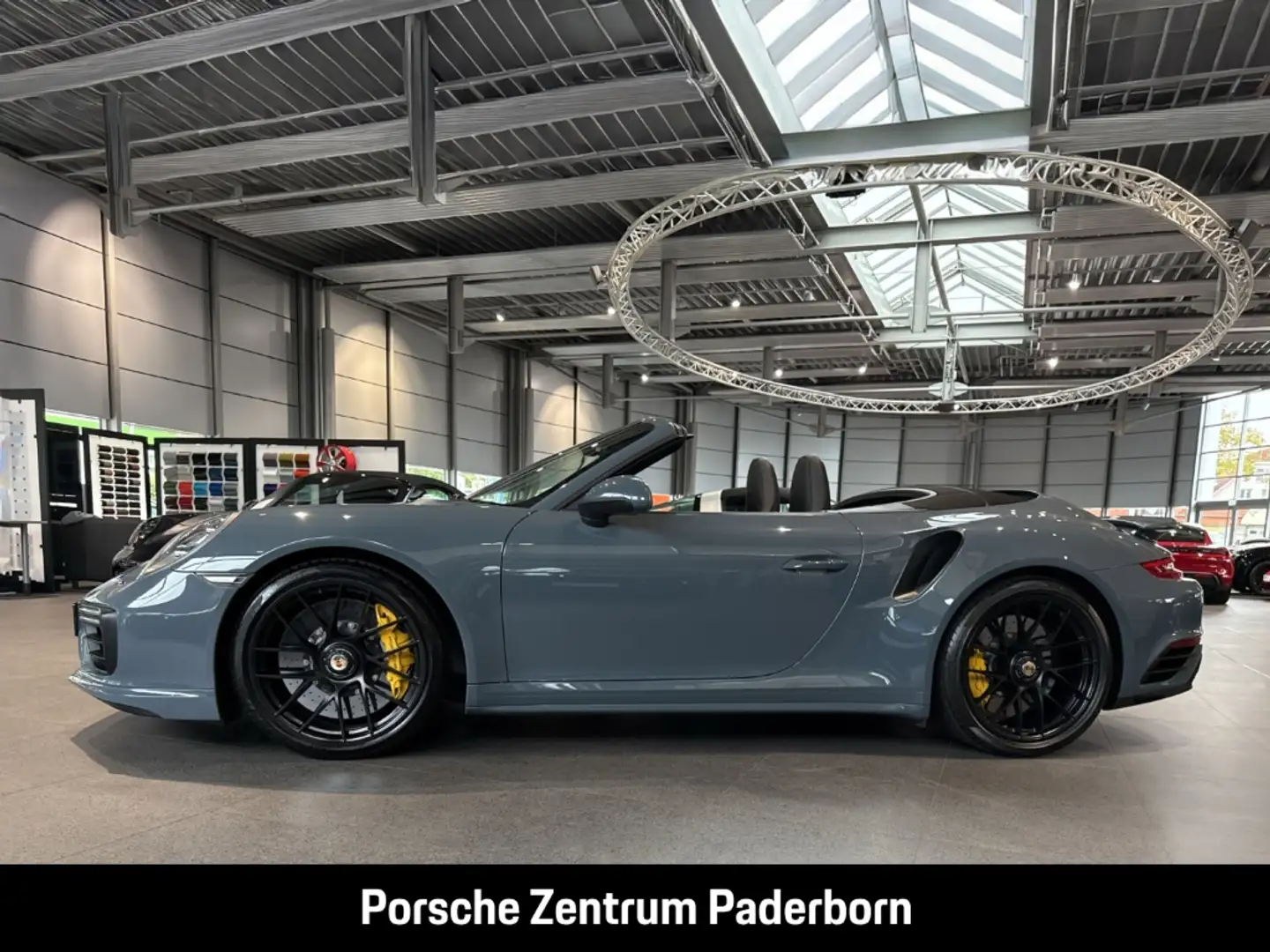 Porsche 991 911 Turbo S Cabriolet Burmester Graphitblau Bleu - 2