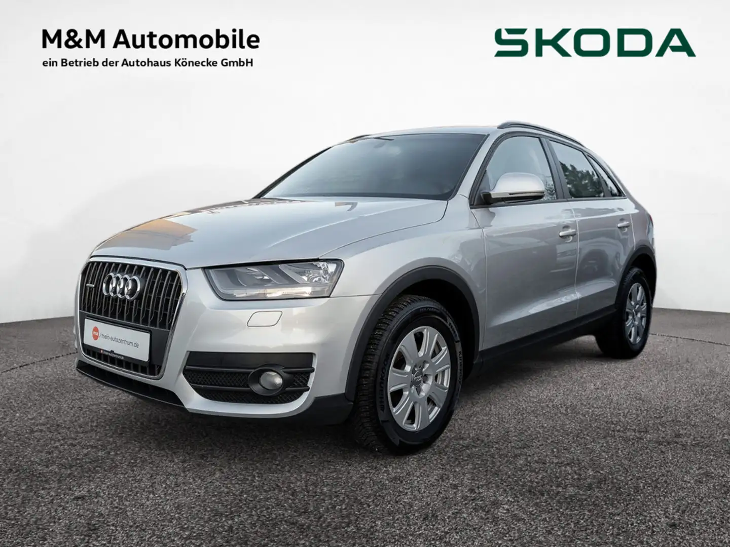 Audi Q3 2.0 TFSI quattro AHK KLIMA GRA SHZ GOB Silber - 1