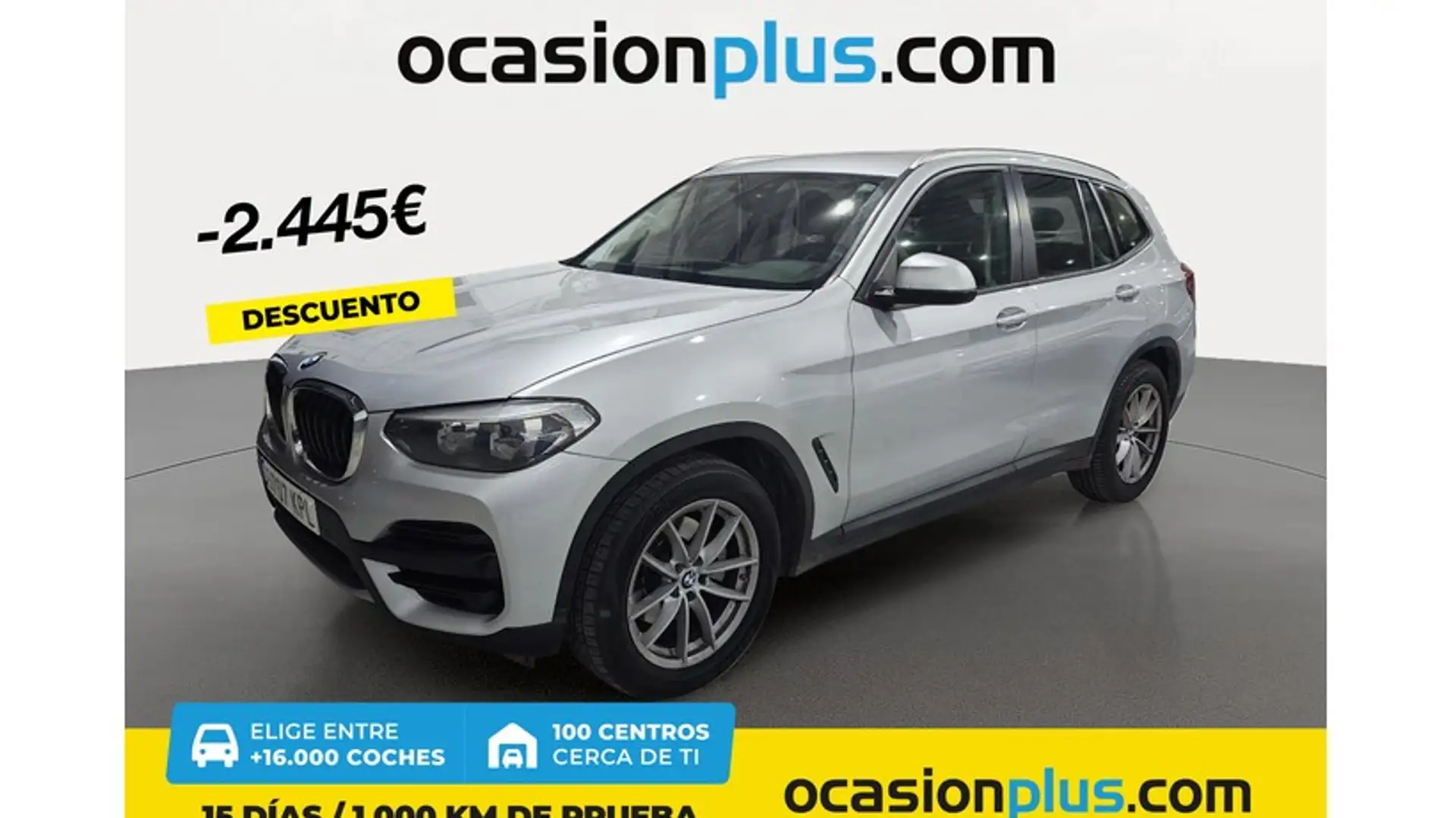 BMW X3 sDrive 18d Plateado - 1