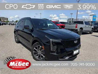 Black 2024 Cadillac XT4 SUV / Crossover Four-Wheel Drive 9-Speed Automatic