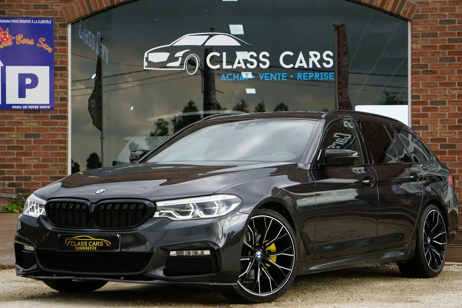BMW 520 Touring 520iA PACK-M LED CAMERA HISTORIQUE BMW Grigio - 1