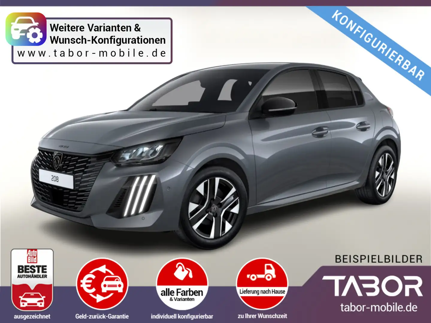 Peugeot 208 100 Allure LED SHZ PDC Temp VirCo 16Z PrivG Geel - 1
