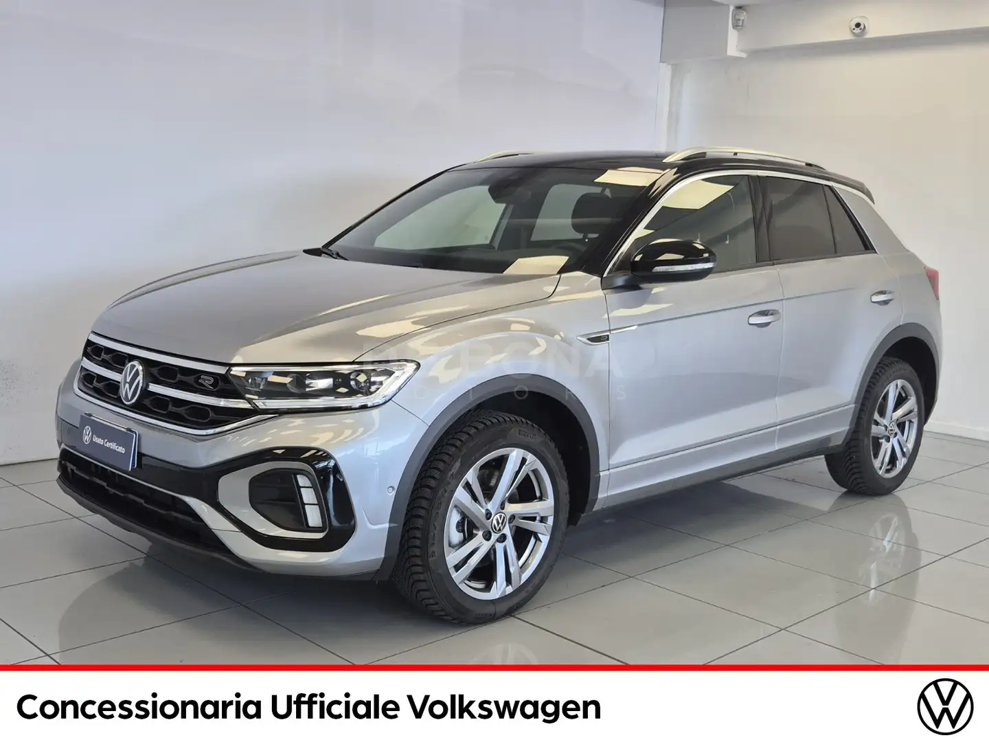 Volkswagen T-Roc 2.0 tdi r-line 150cv dsg Gris - 1