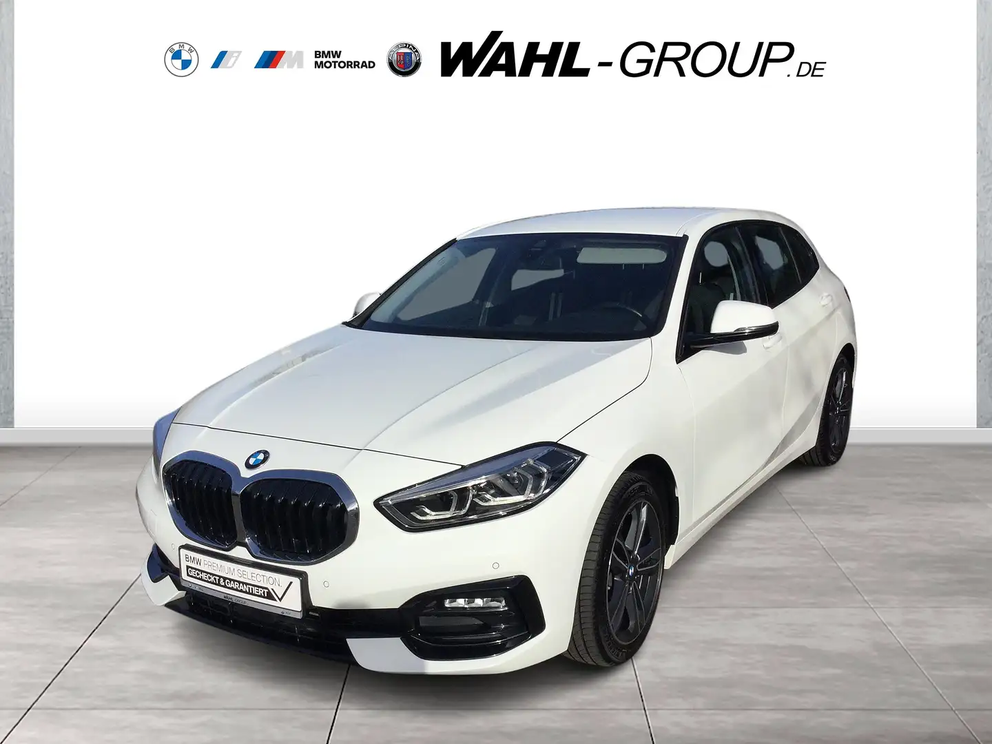 BMW 118 i SPORT LINE LC PLUS LED GRA PDC DAB WLAN Wit - 1