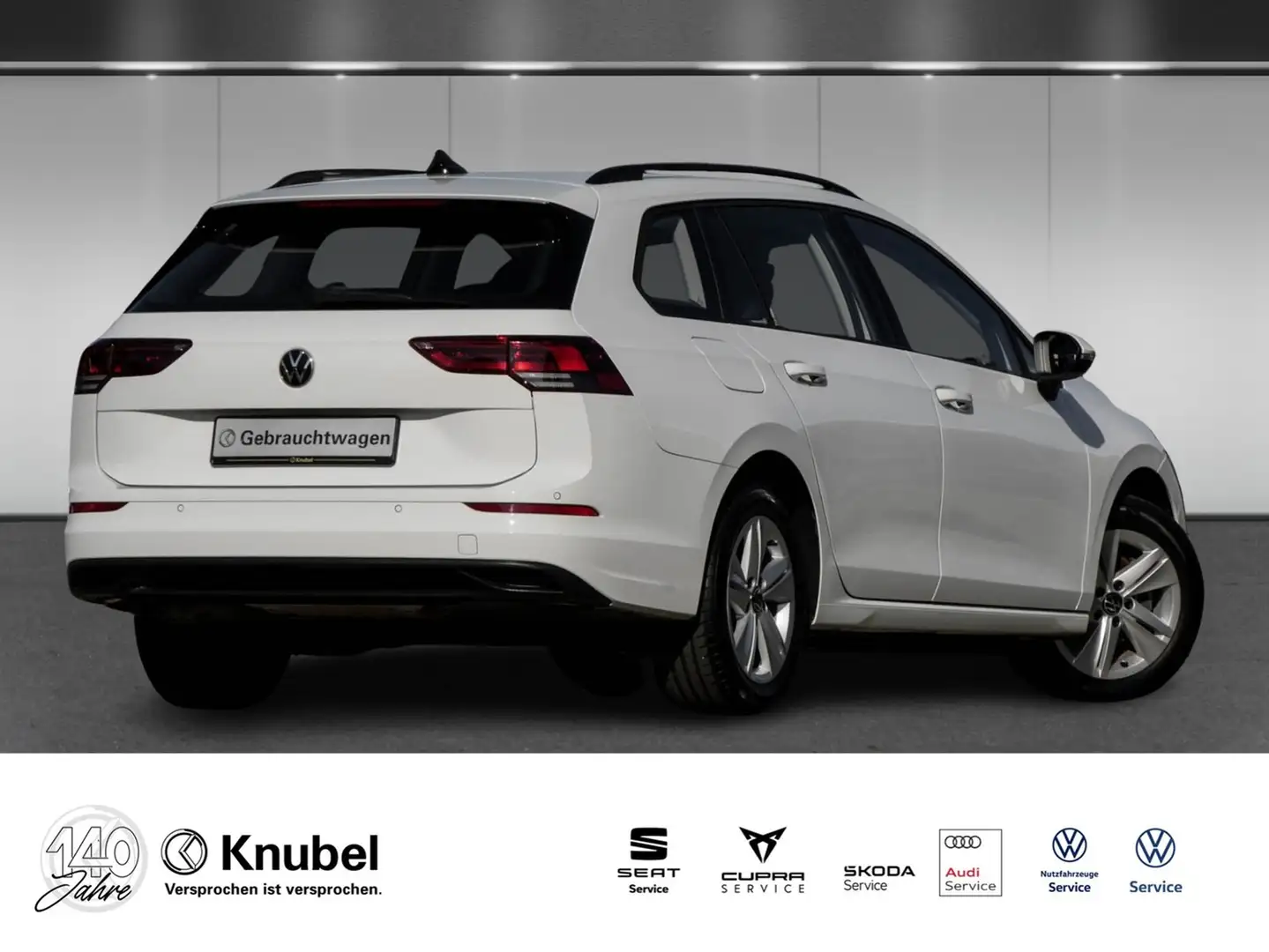 Volkswagen Golf VIII Variant Life 1.5 TSI LED/NAVI/ACC/PDC Weiß - 2