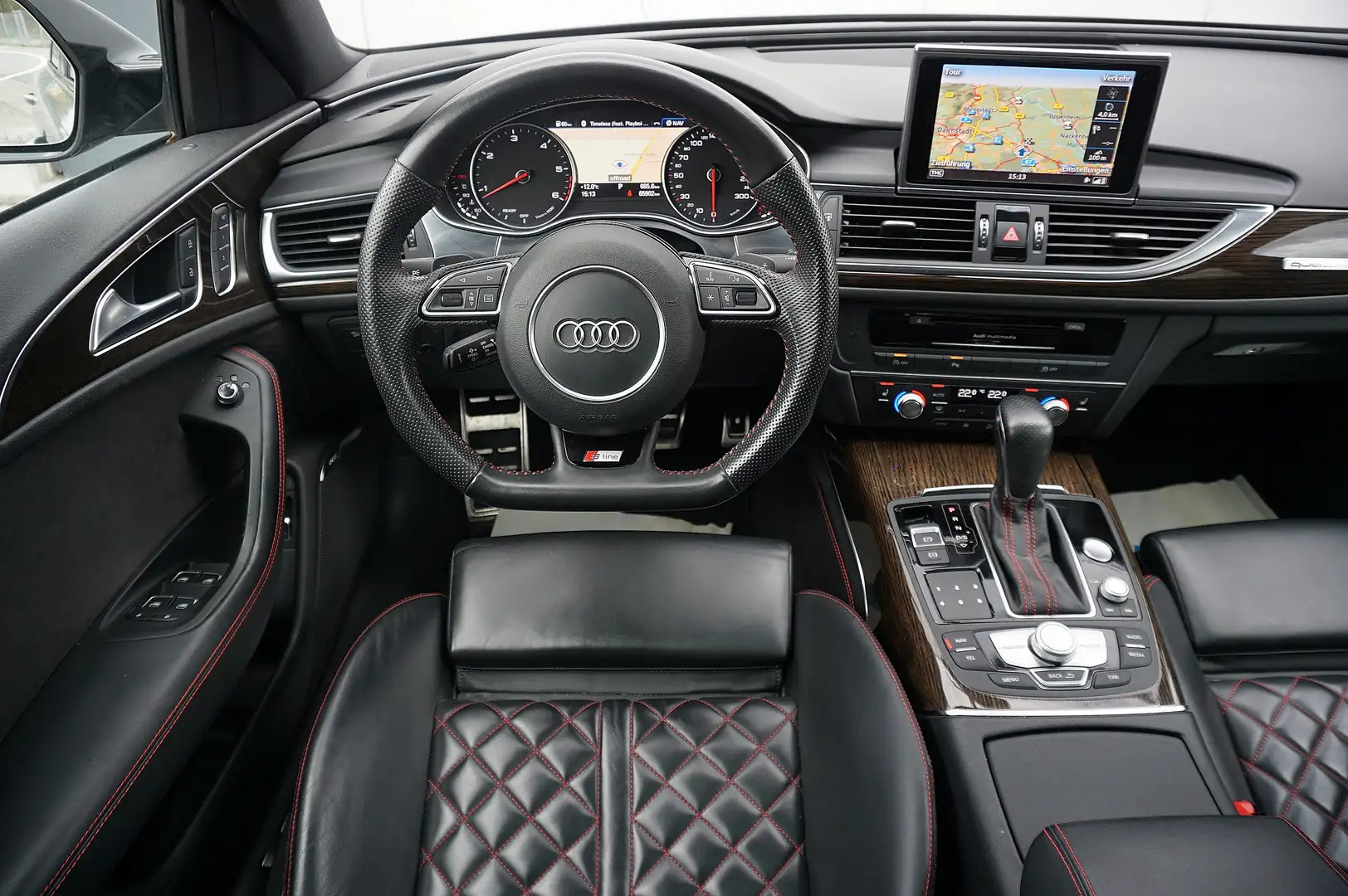 Audi A6 3.0 TDI comp *RAUTE *NARDOGRAU *PANO *BOSE* KAMERA Grau - 2