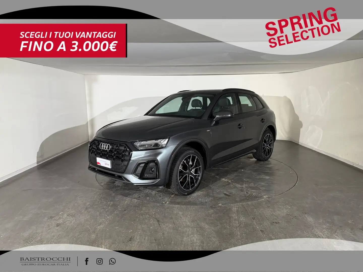 Audi Q5 40 2.0 tdi mhev 12v identity black quattro s-troni Grigio - 1