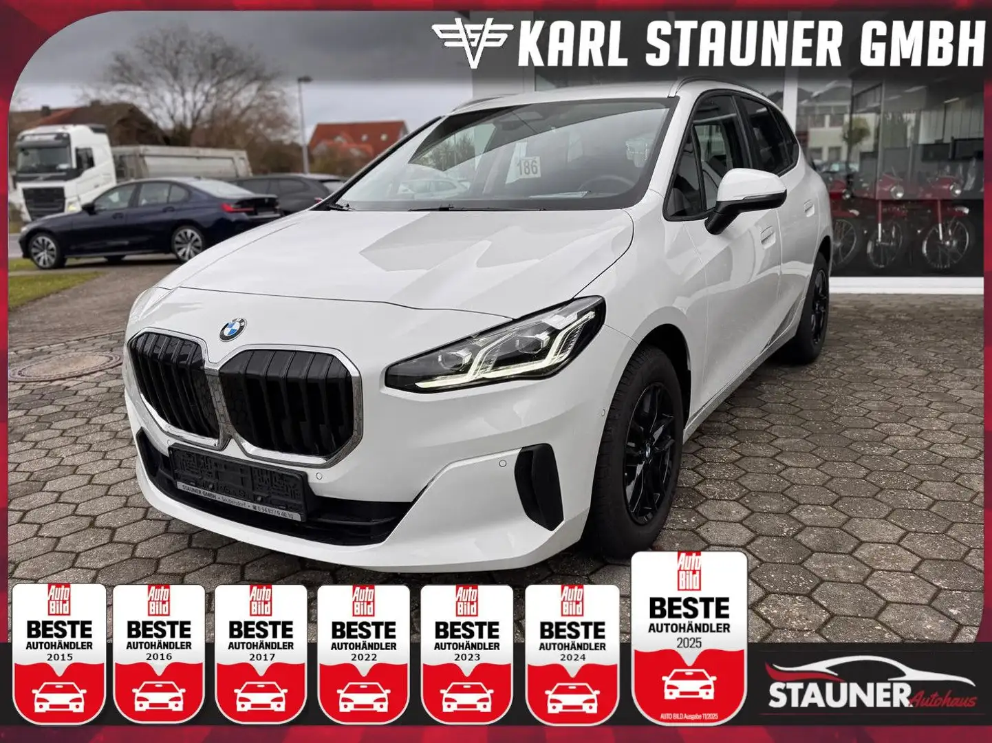 BMW 218 218 i Active Tourer KAMERA DAB KLIMA PDC Blanc - 1