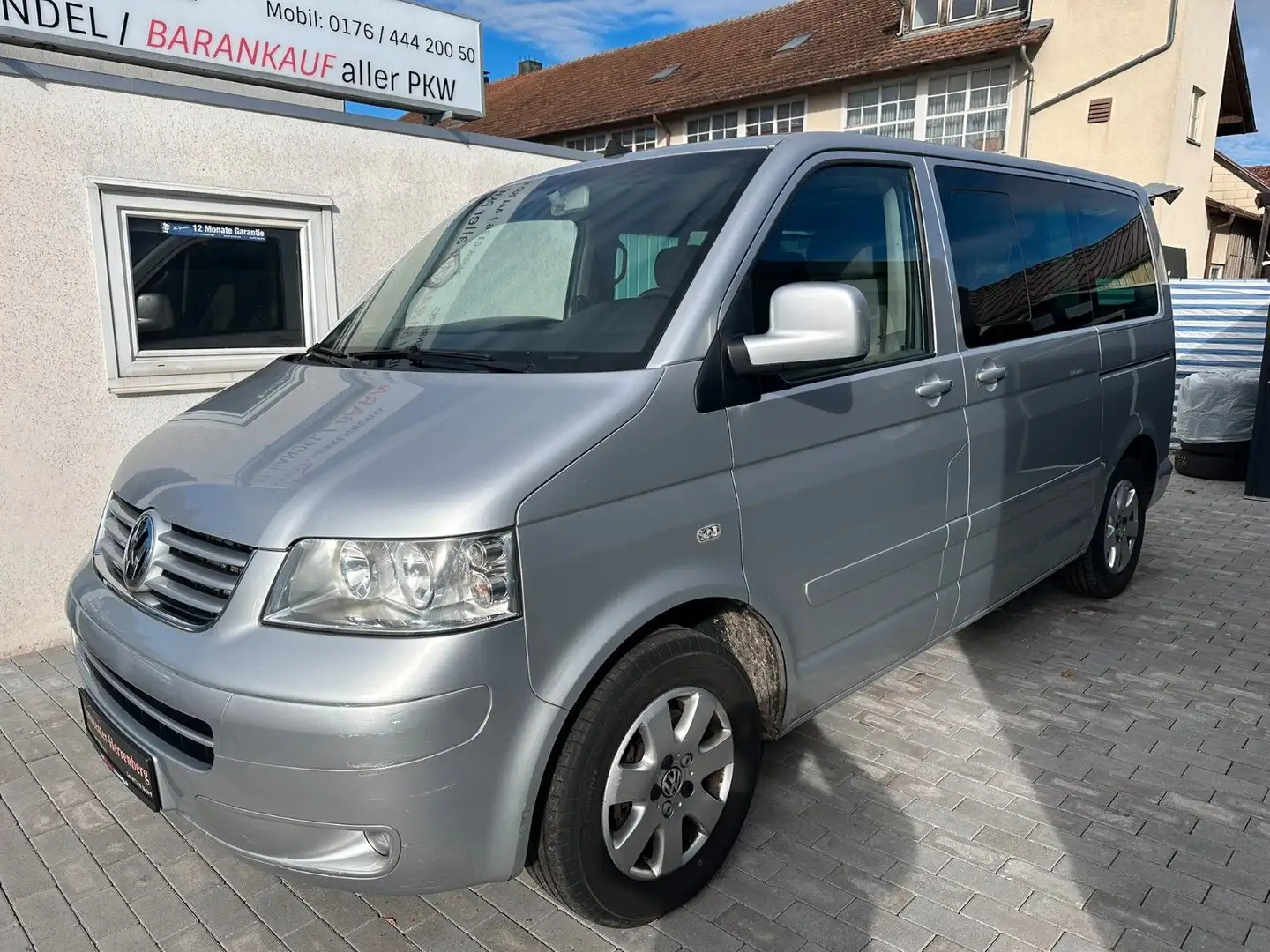 Volkswagen T5 Transporter T5 2.5 TDI Multivan *2. Hand* 2xSchiebetür* Ezüst - 1
