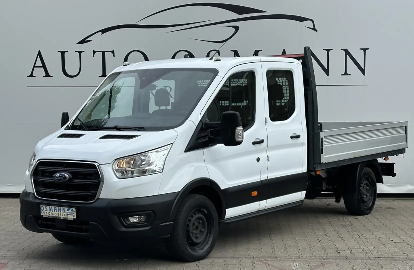 Ford Transit 350 L3 Doppelkabine Pritsche | 7 Sitzer Weiß - 1