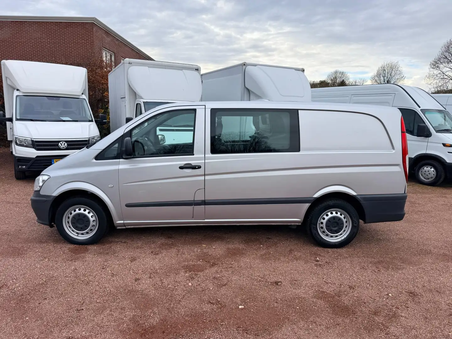 Mercedes-Benz Vito 110 CDI Lang DC Dubbel Cabine Airco Grau - 2