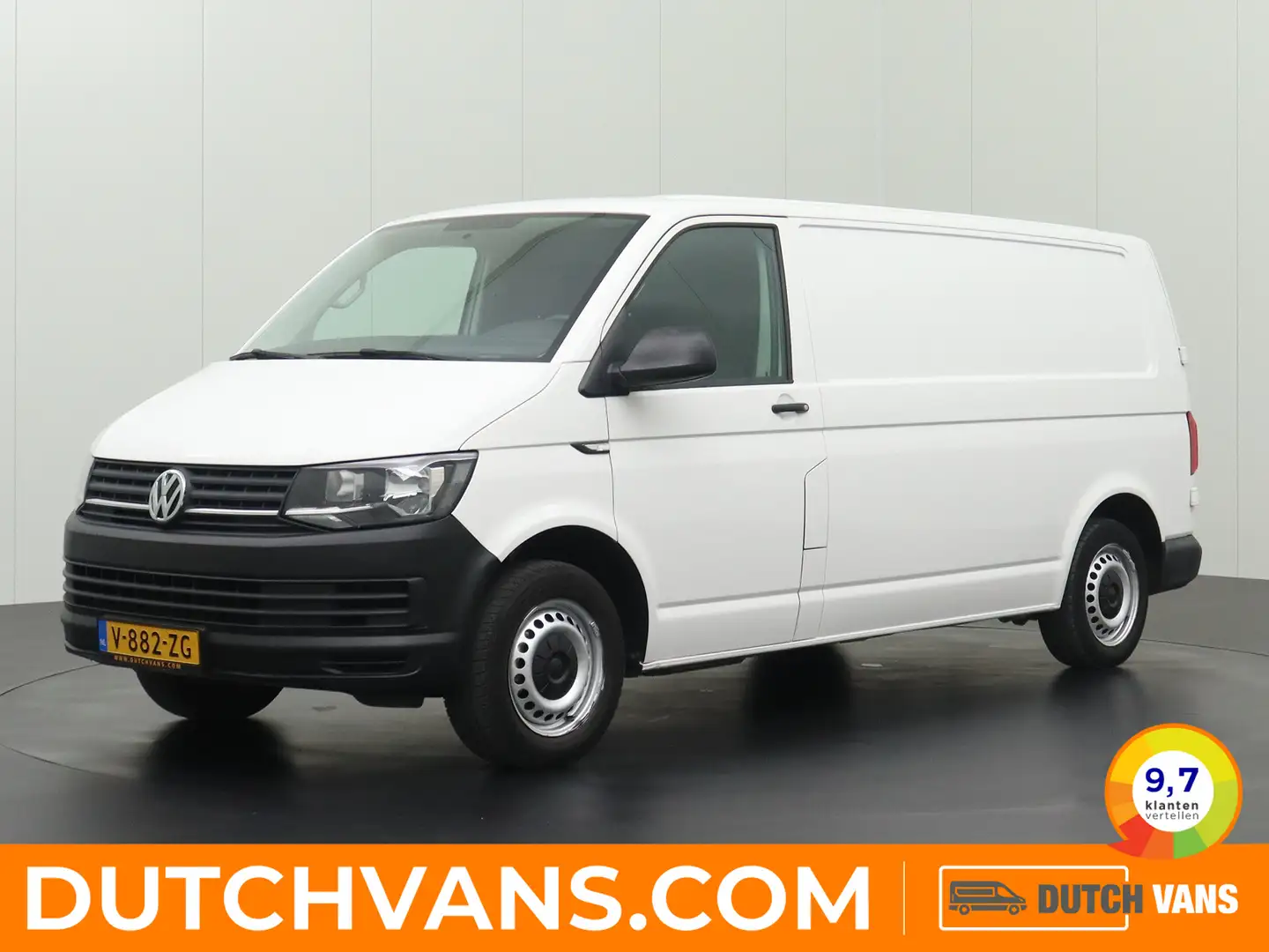 Volkswagen T6 Transporter 2.0TDI Lang Koelauto | Airco | 3-Persoons | Achter Wit - 1