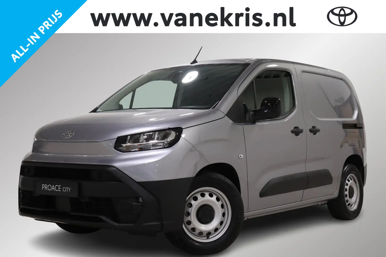 Toyota Proace City Electric Challenger 50 kWh, 2e Schuifdeur, Apple C Grijs - 1