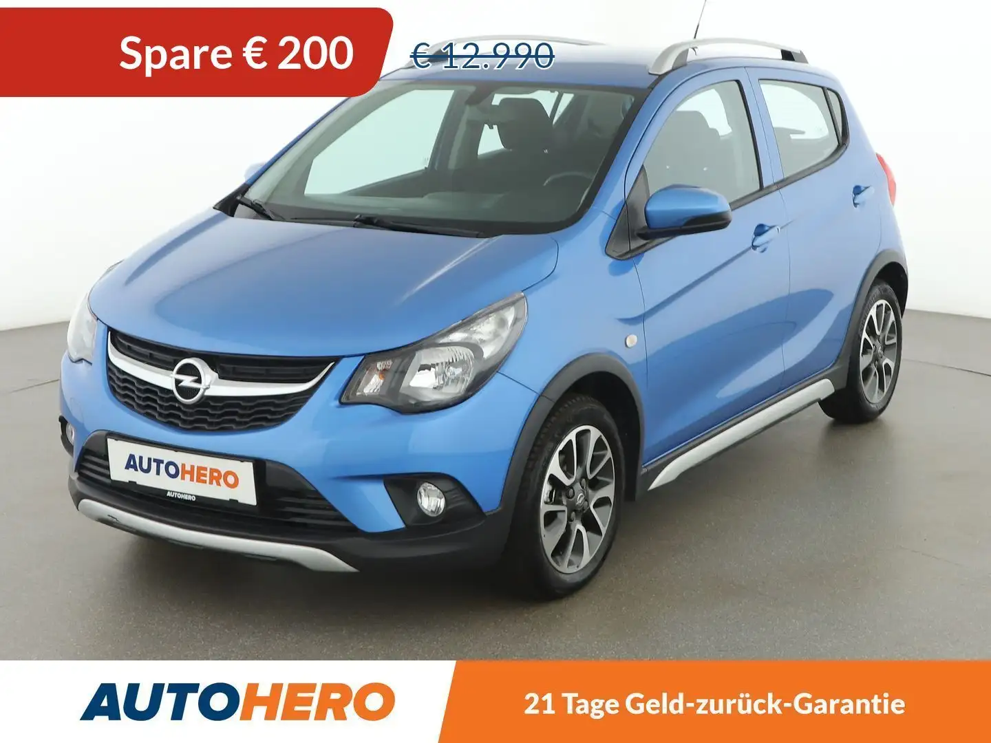 Opel Karl 1.0 Rocks *TEMPO*CARPLAY&AUTO*SHZ*KLIMA* Blau - 1