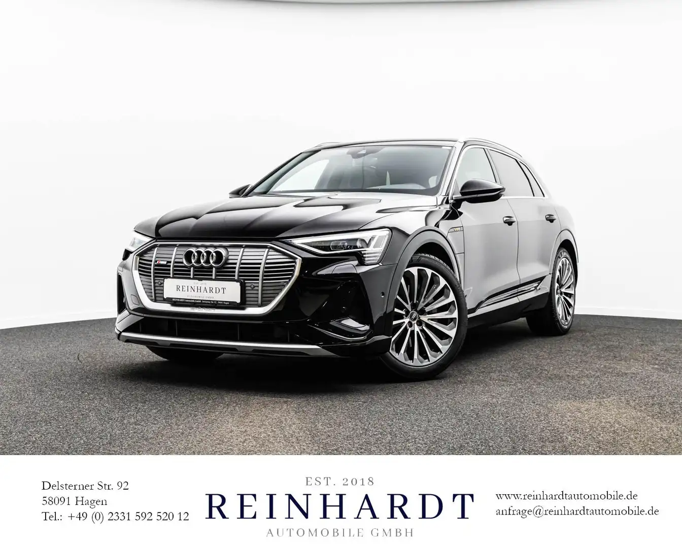 Audi e-tron 55 2x S LINE LED/ACC/PANO/MEMORY/SIDE/AHK Noir - 1
