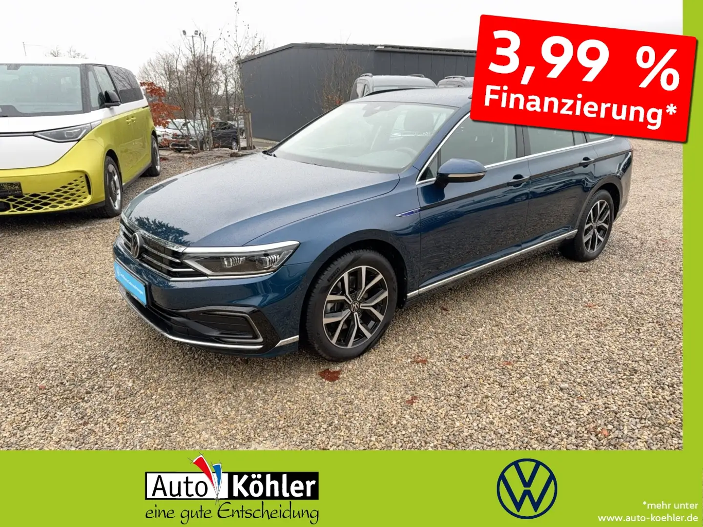 Volkswagen Passat Variant GTE Black/Matrix/ACC/AHK/Navi/PDC Blau - 1